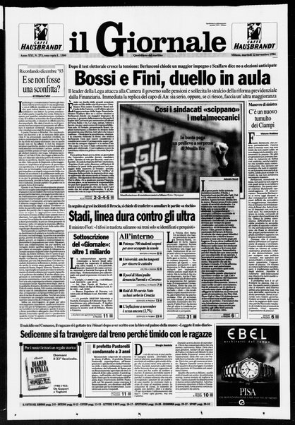 Il giornale : quotidiano del mattino